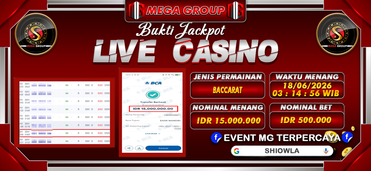 Bukti JP situs Shiowla hari Jumat, 19 Juni 2026